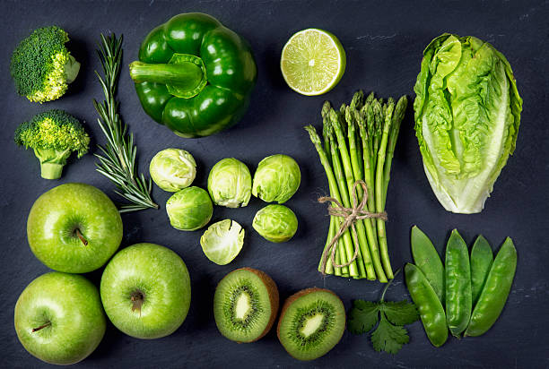 istock Green healphy vegetables and fruits 516499362