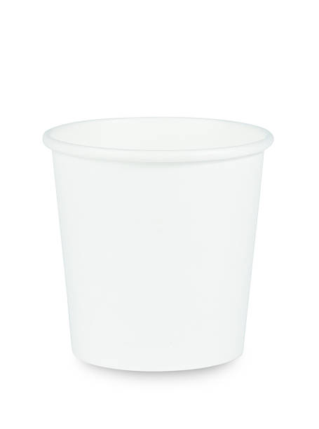 istock White paper coffee cup isolated on white. Clipping path. 516499406