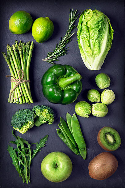 istock Green healphy vegetables and fruits 516499762