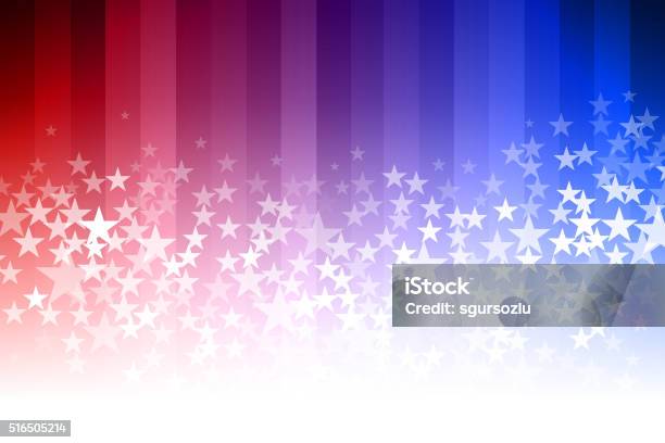 Blue And Red Star Background Stock Illustration - Download Image Now - Backgrounds, Red, Star Shape