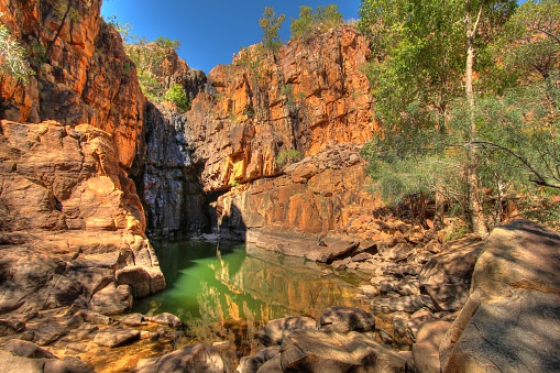 Picturesque landscape of remote Australian outback.