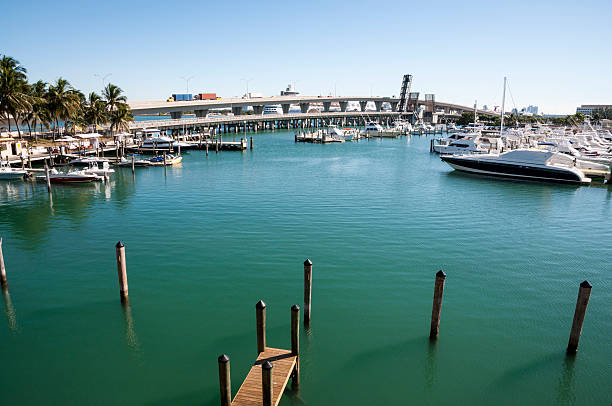 istock Biscayne bay marina in Miami 516507653