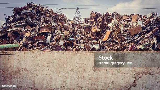 Scrap Stock Photo - Download Image Now - Alloy, Auto Post Production Filter, Crushed