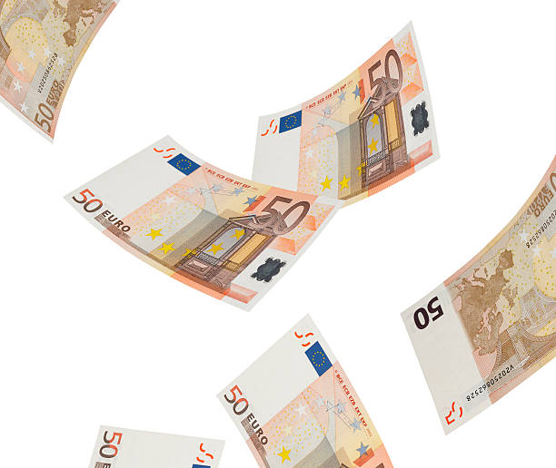 istock Fifty euro bill collage isolated on white 516511285