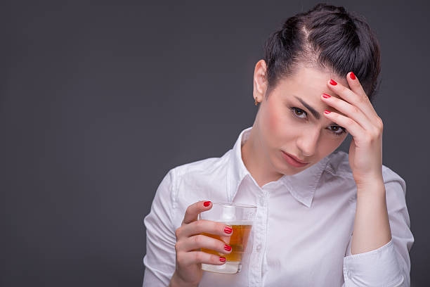 istock Serious woman wearing white blouse 516511287