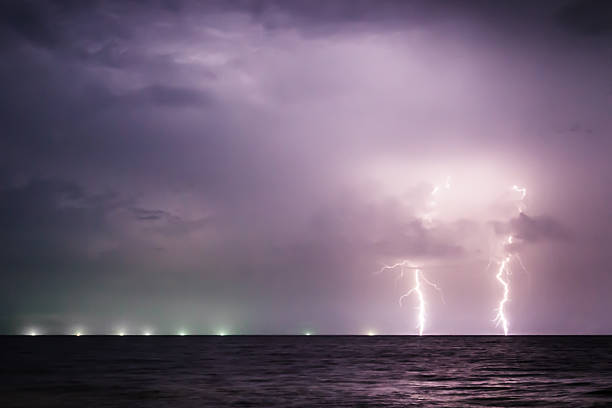 Thunderstorm over the Gulf of Saint Florent