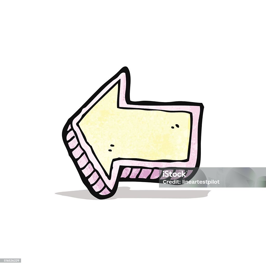 Cute Direction Cartoon Direction Arrow Stock Illustration - Download Image Now ...