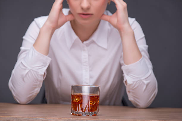 istock Serious woman wearing white blouse 516526575