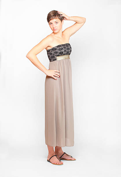 istock Retro style evening dress. 516526789