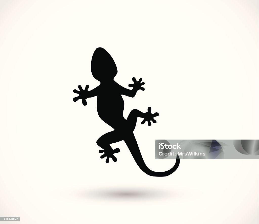 Lizard icon vector Gecko stock vector