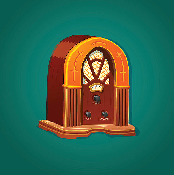 ilustrações de stock, clip art, desenhos animados e ícones de retro rádio - radio 1930s