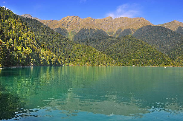 istock Abkhazia. The Lake Ritsa 516543658