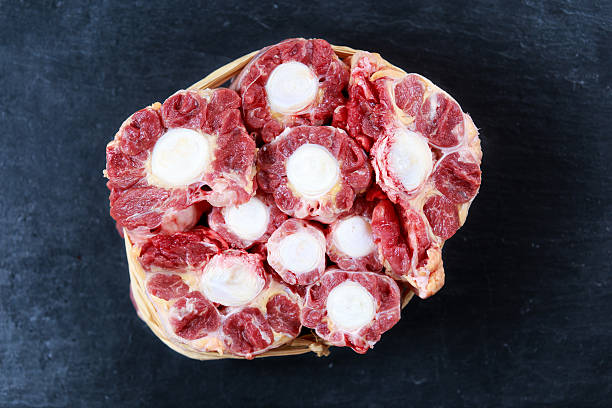 istock Fresh Raw Beef Oxtail Meat cut, ready to cook. 516544984