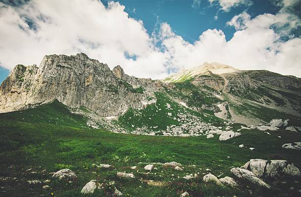 Rocky Mountains Landscape Summer Travel scenic view