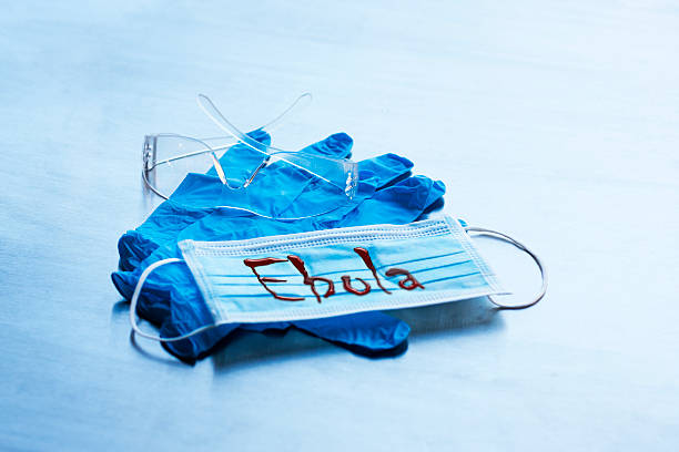 istock Contaigen Mask Gloves and Glasses 516546455