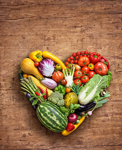 istock Heart symbol. Vegetables diet concept. 516547064