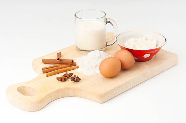istock Healthy food on cutting board 516547194