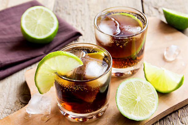 istock Rum and cola Cuba Libre drink 516550312