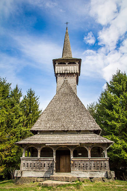 istock Old wooden church 516550459