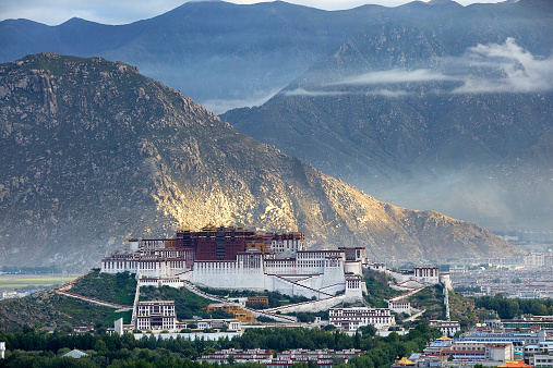The Potala Palace in Lhasa city of Tibet, China