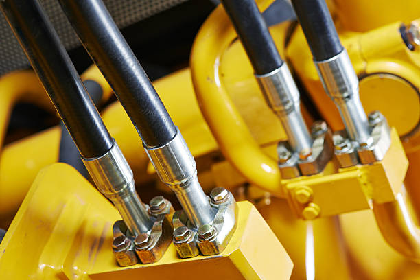 istock Hydraulics of machinery 516551435