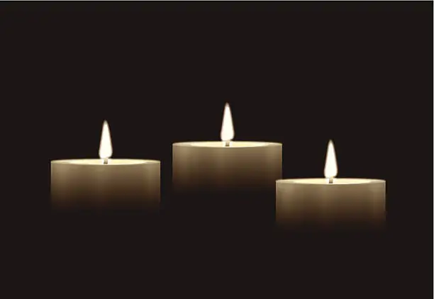 Vector illustration of Candle Background