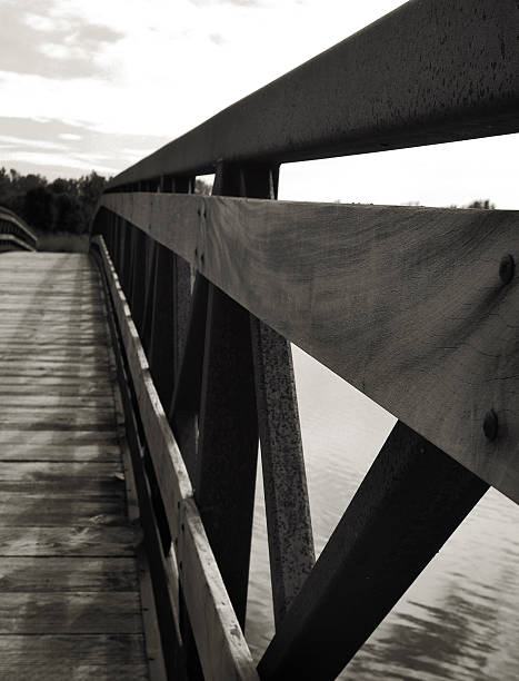 istock Mallard Lake Wooden Bridge 516553679