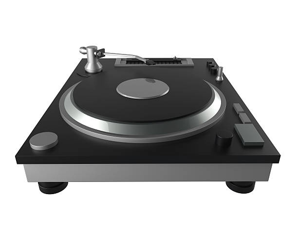 istock black turntable isolated on white background with clipping mask 516591165