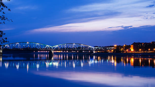 istock Marshall  Pilsudski Bridge (1934) over Vistula river in Torun, Poland 516591767