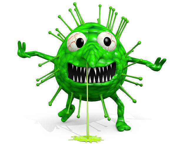 Fun germ - 3D Illustration