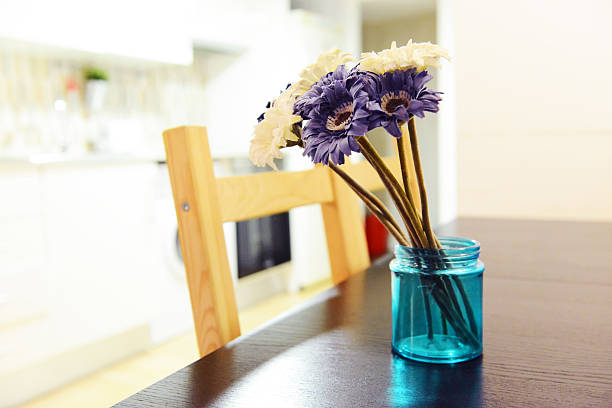 Blue decor of a greek tavern