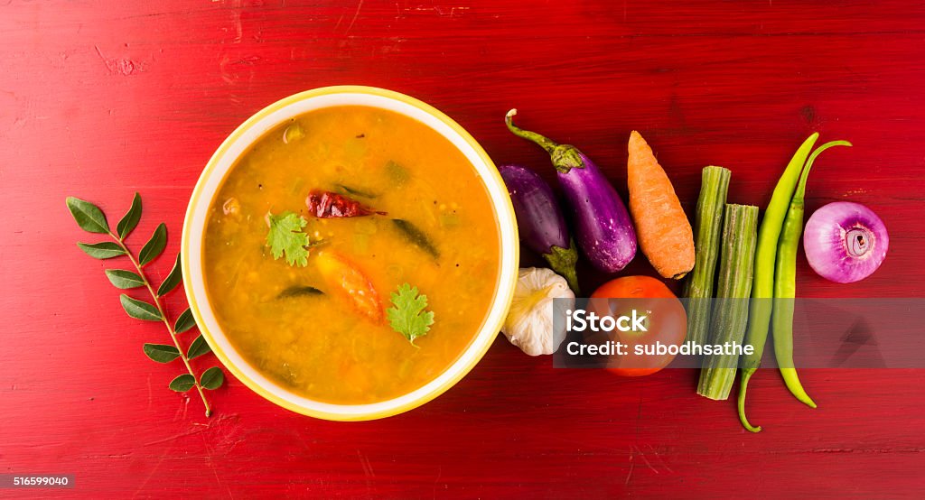 South Indian Vegetable Sambar Stock Photo - Download Image Now - Dahl
