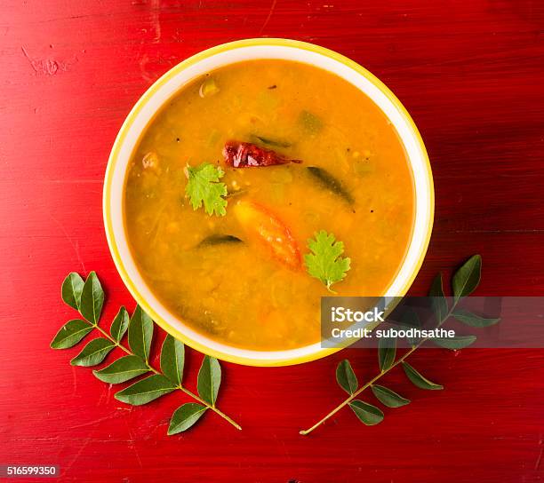 South Indian Vegetable Sambar Stock Photo - Download Image Now - Cooked