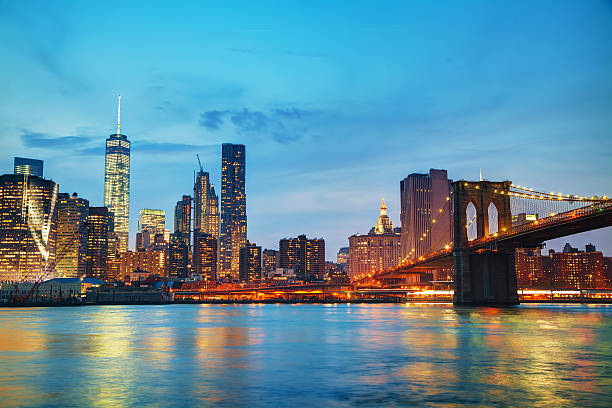 istock New York City cityscape in the evening 516601556