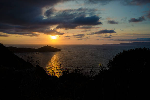 istock Natural park in Corsica - Sunset 516602964