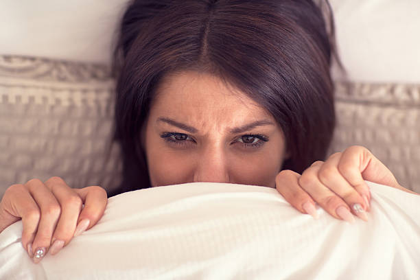 istock Female wake up hardly in early morning 516602994