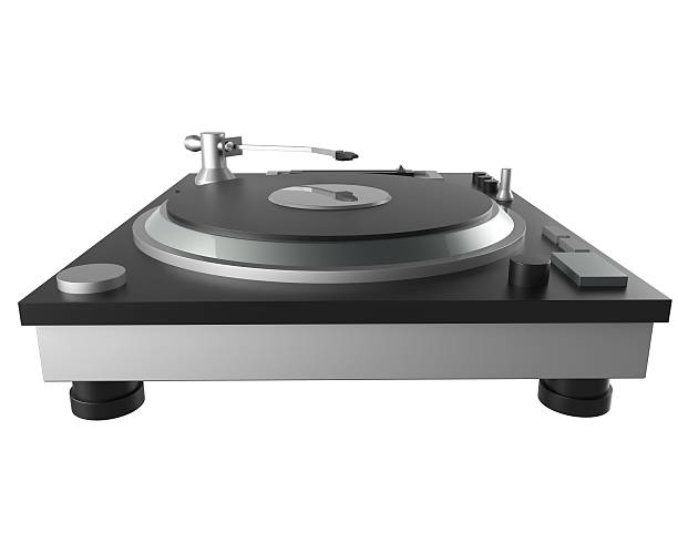 istock black turntable isolated on white background with clipping mask 516614873