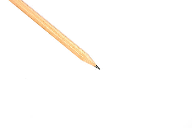 istock Wooden Pencil on white background 516615895