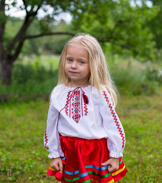 istock Little ukrainian girl smiling 516620129