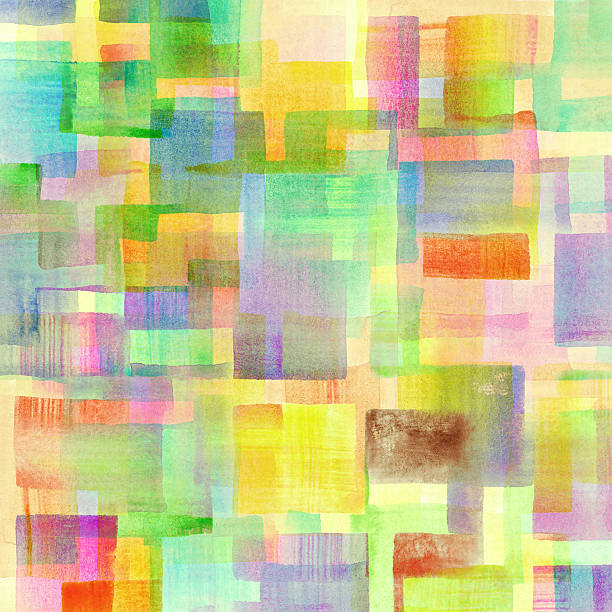 istock Colorful watercolor designed art,mosaic background 516620425