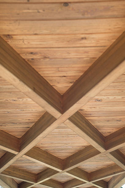 istock Wooden roof decoration 516620738