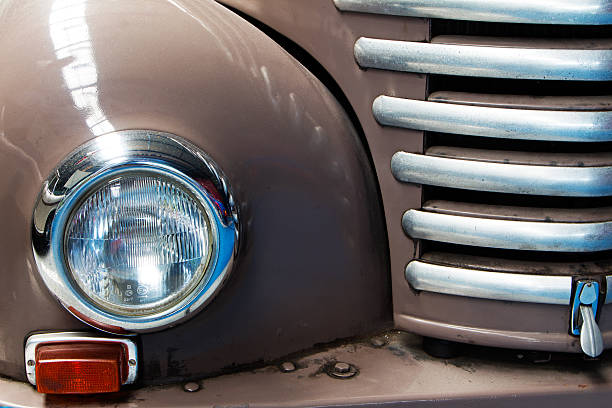 istock Fragment of brown old car close up 516620761