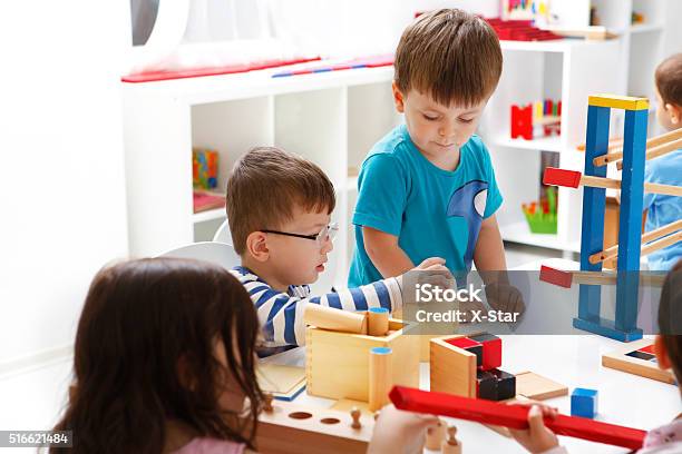 Preschoolers Stock Photo - Download Image Now - Preschool, Classroom, Education