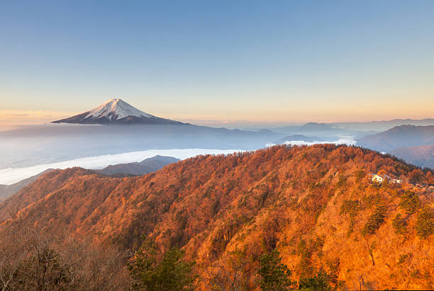 istock Mt Fuji and Autumn Forest. 516622042