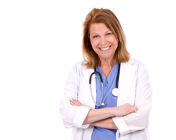 istock middle aged female doctor 516625004