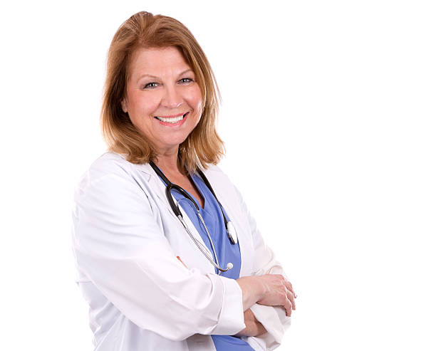 istock middle aged female doctor 516625012