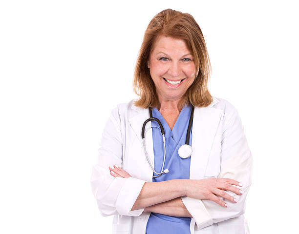istock middle aged female doctor 516625022