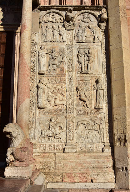 istock San Zeno Basilica beautiful medieval reliefs 516625816