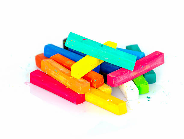istock Chalk Pastels Set for Art Drawing Scrapbooking isolated on white 516628504