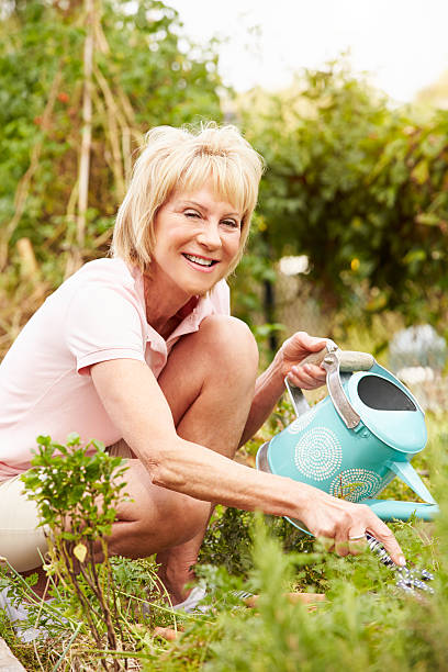 istock Senior Woman Working On Allotment 516632847